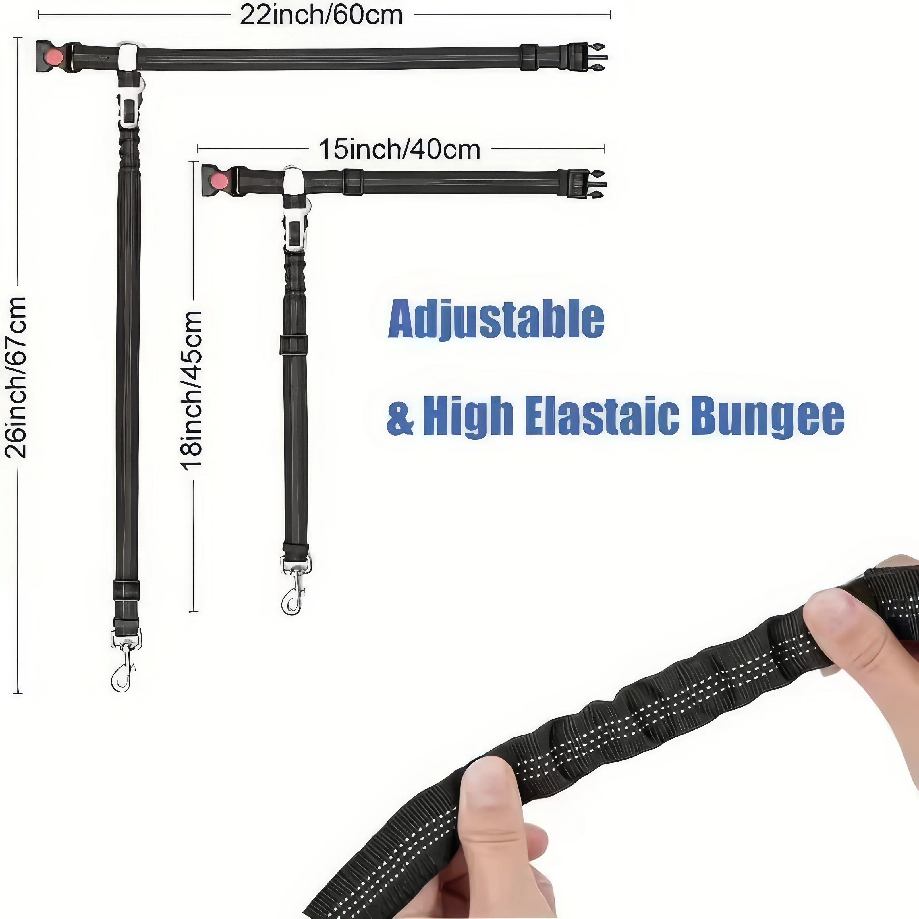 Car safety restraint strap for dogs