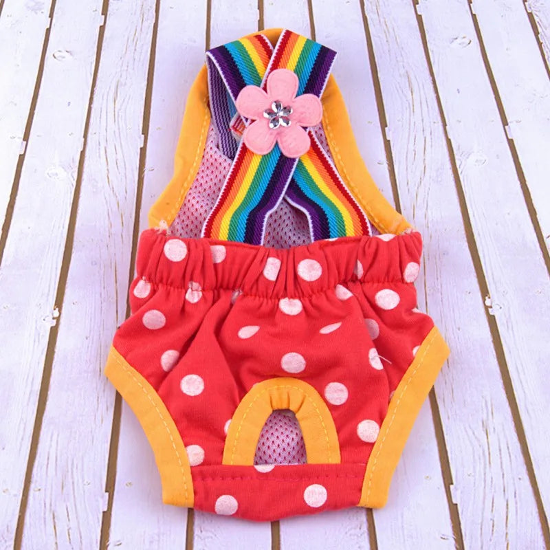 Pet/ Dog Shorts Diaper Sanitary Washable Pants for Heat cycle.