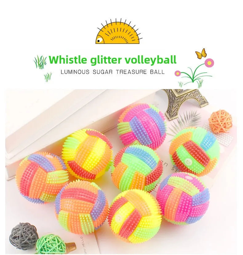 LED Glowing Bouncy Dog ball