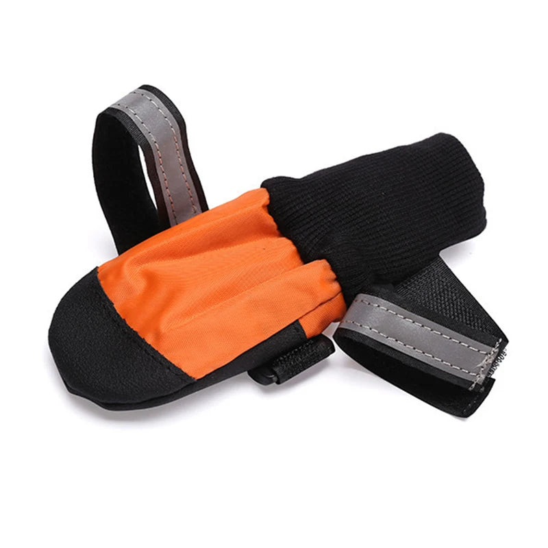 Waterproof Anti Slip Dog High Shoes Camouflage Reflective