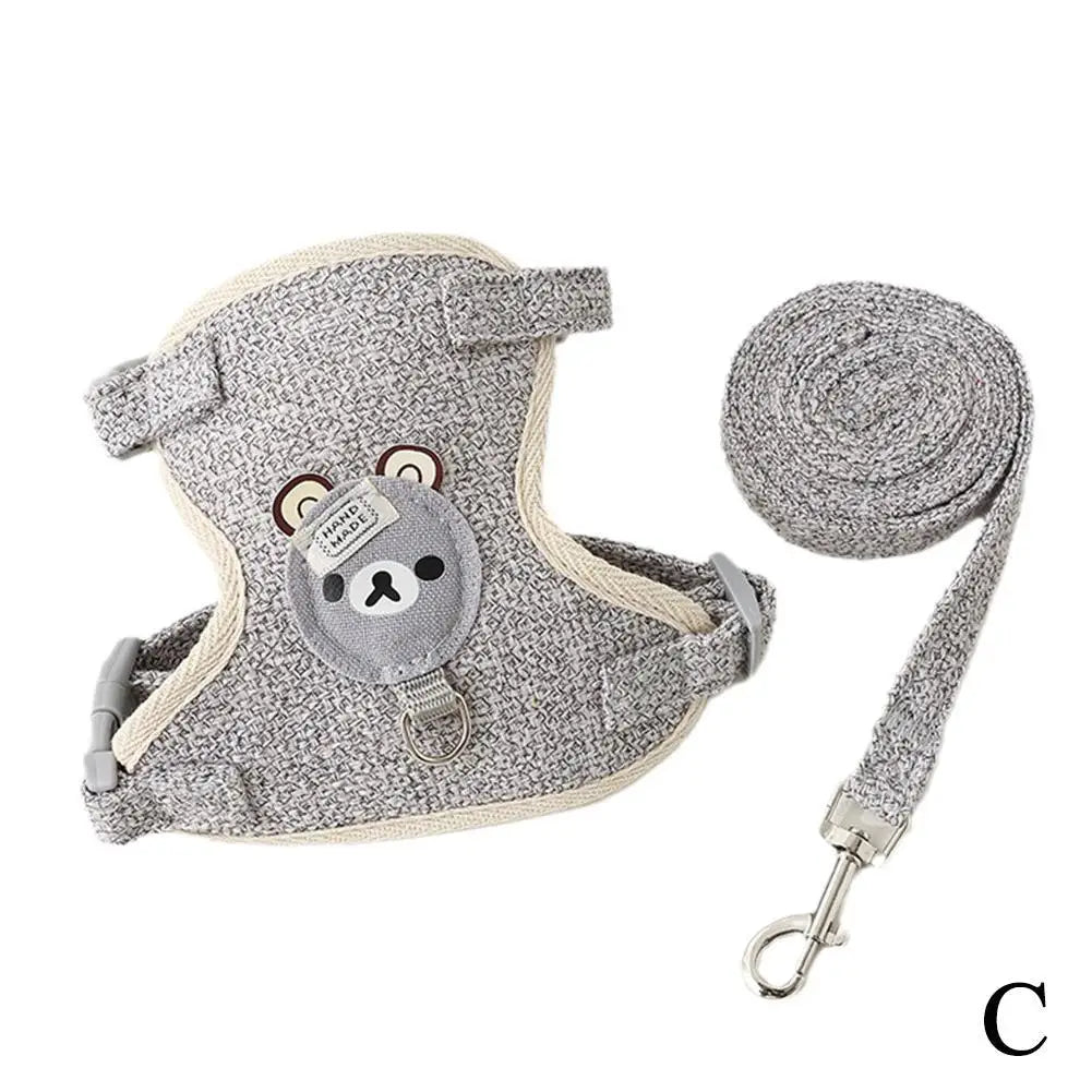 Lovely Small Pet Vest Dog Leash