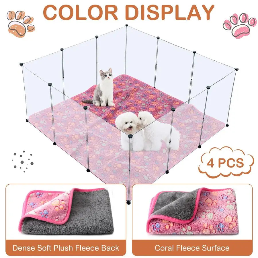 4pcs Waterproof Dog, Puppy and cat Pads , super soft.