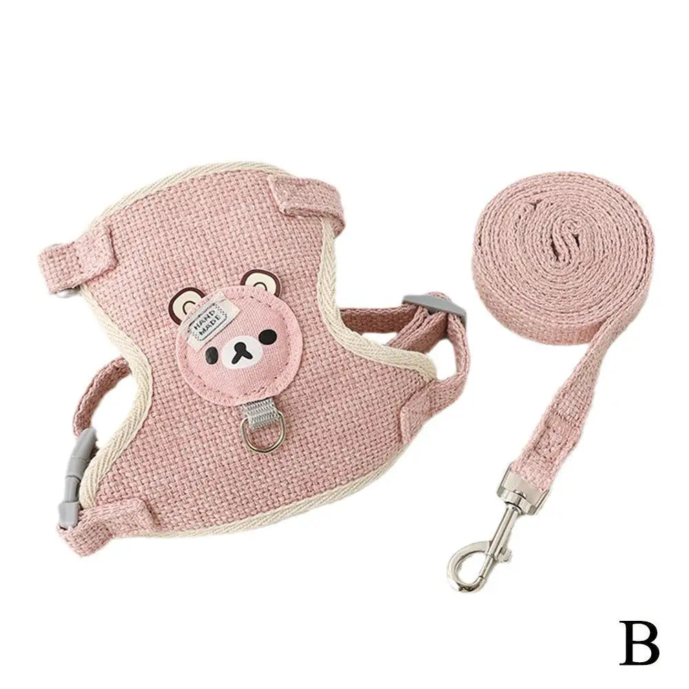 Lovely Small Pet Vest Dog Leash