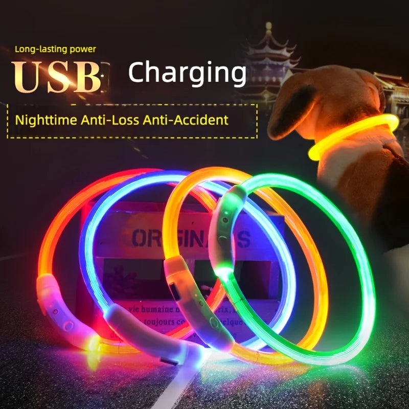 Safe Reflective LED Pet Collar