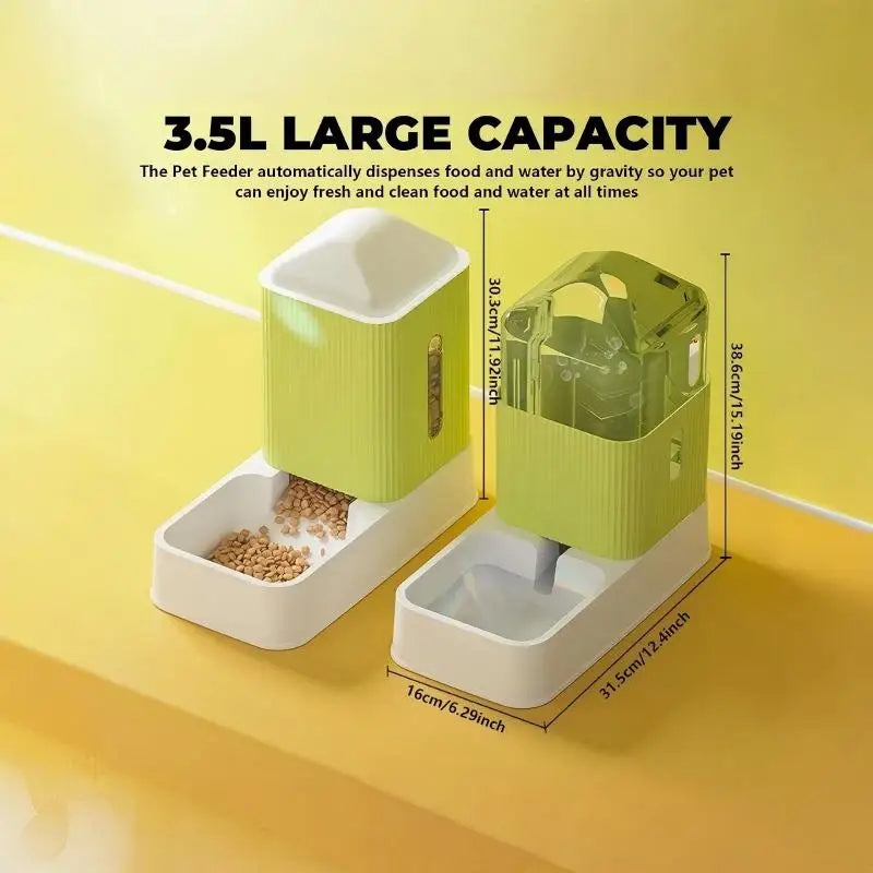 3.5L Large All in One Gravity Pet Feeding Set