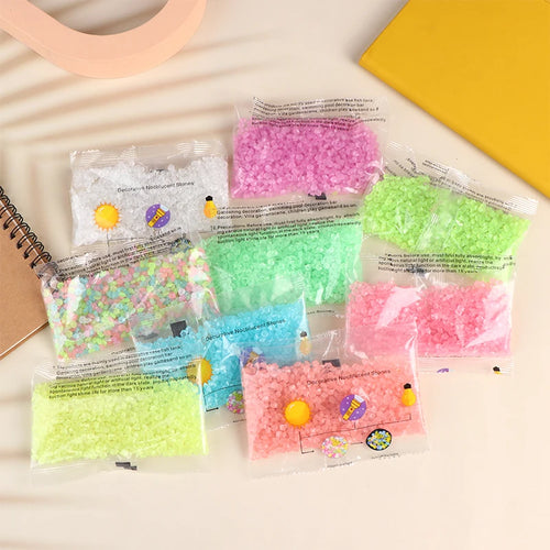 1000pcs Luminous Sand Glow In Dark Pebbles Stone, Lawn or Fish Tank Aquarium Decor 3-5mm