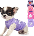 4 Pieces Pink Dog Clothes for Small dogs