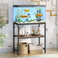Heavy Duty 20 Gallon Aquarium Stand with 2-Tier Storage Shelves