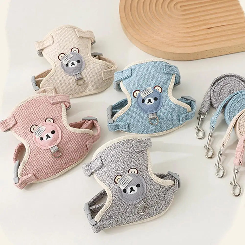 Lovely Small Pet Vest Dog Leash