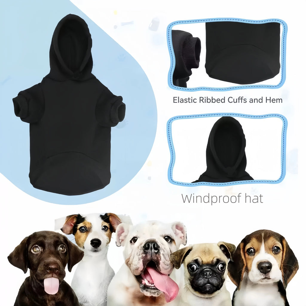 Pet Hoodies  Clothes For Small Dogs security