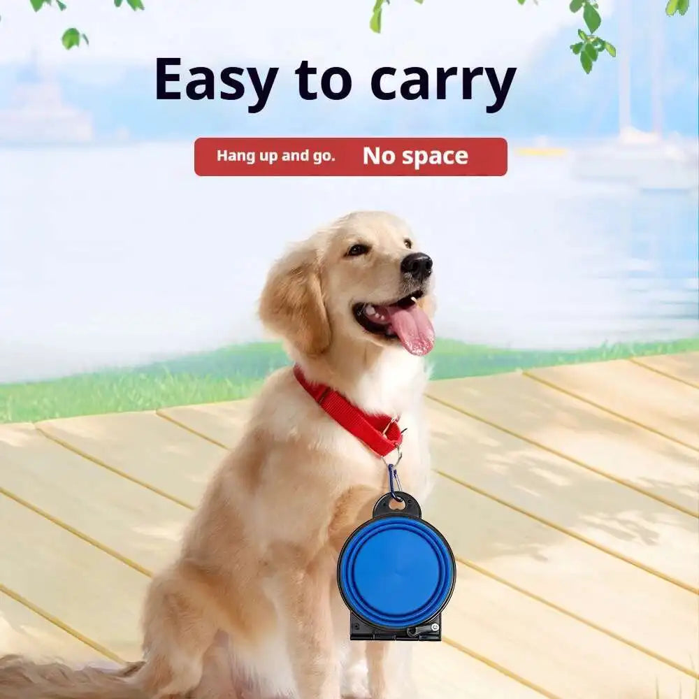 2 in 1 Collapsible Dog Travel Bowl