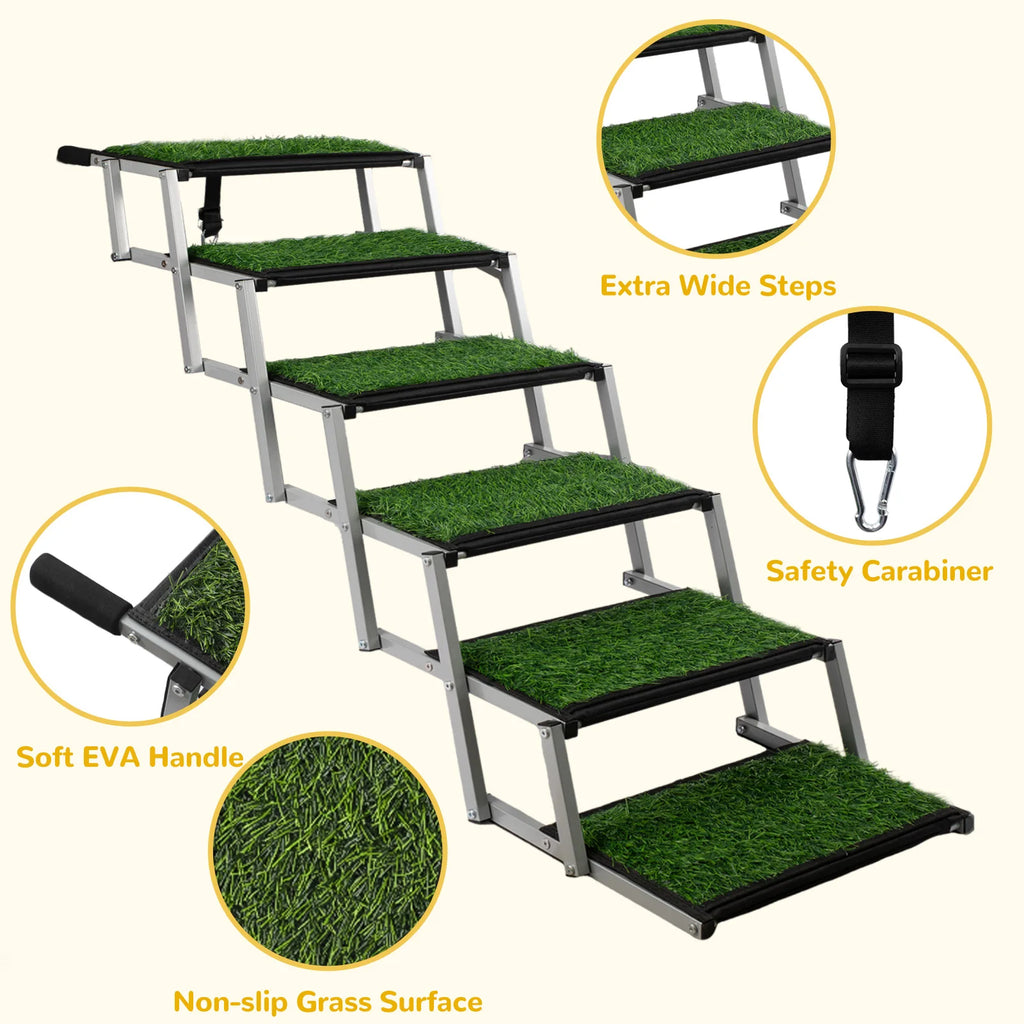 Extra Wide Dog Stairs for Large Dogs