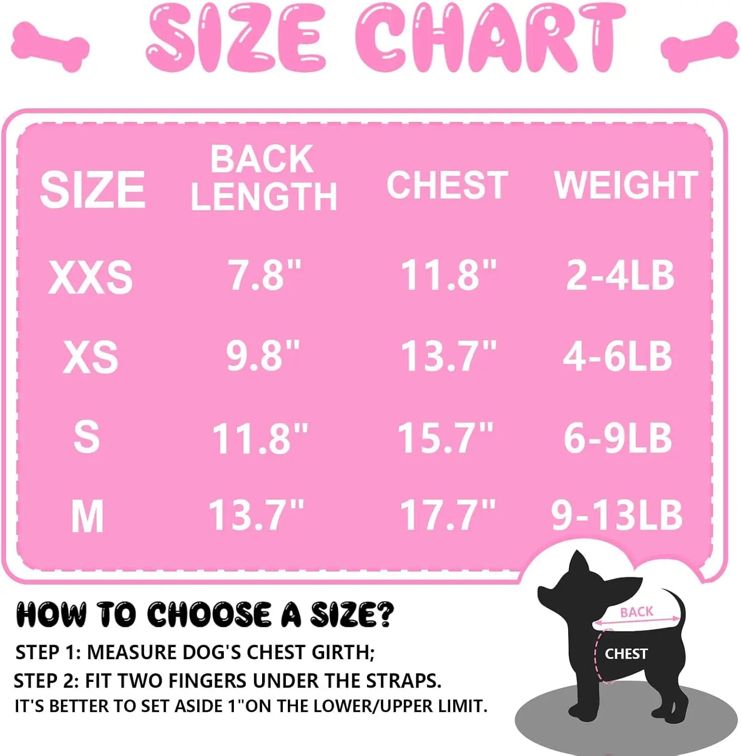 4 Pieces Pink Dog Clothes for Small dogs