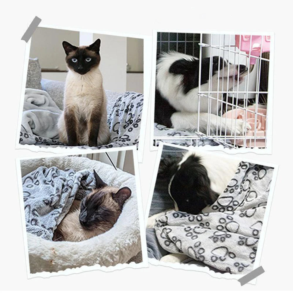 Winter Soft Dog or cat Blanket Washable