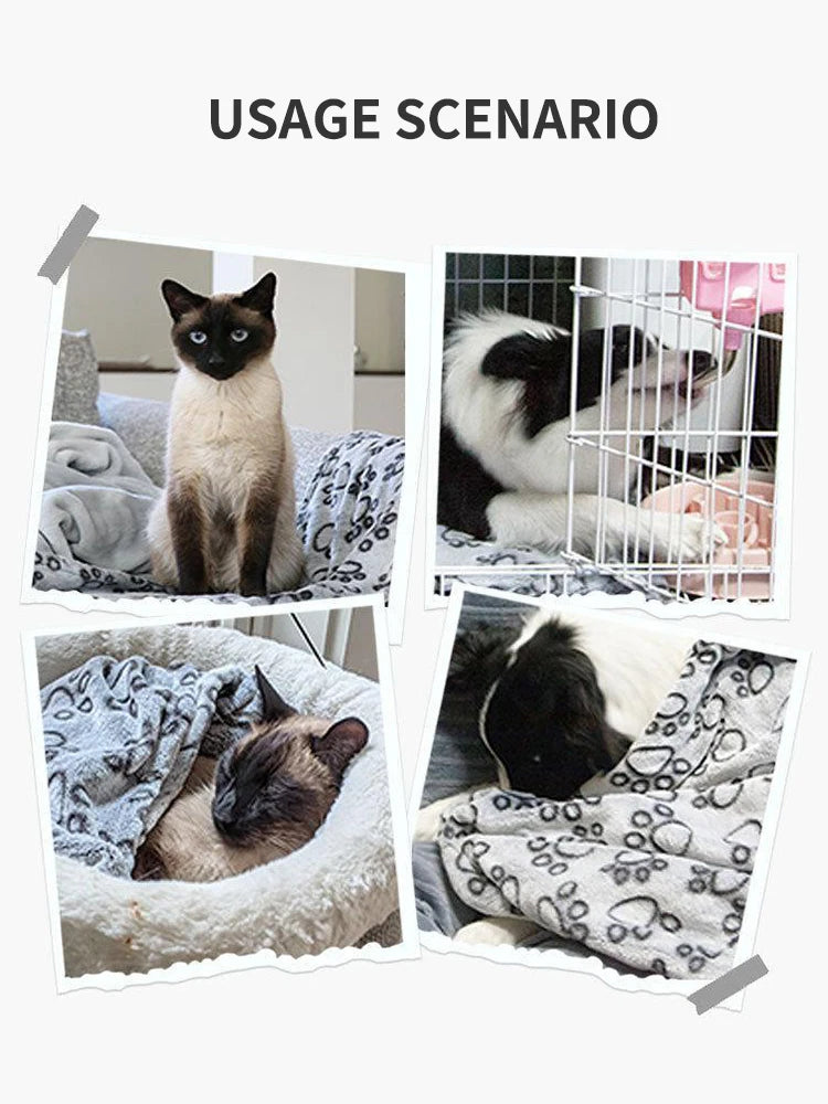 Winter Soft Dog or cat Blanket Washable