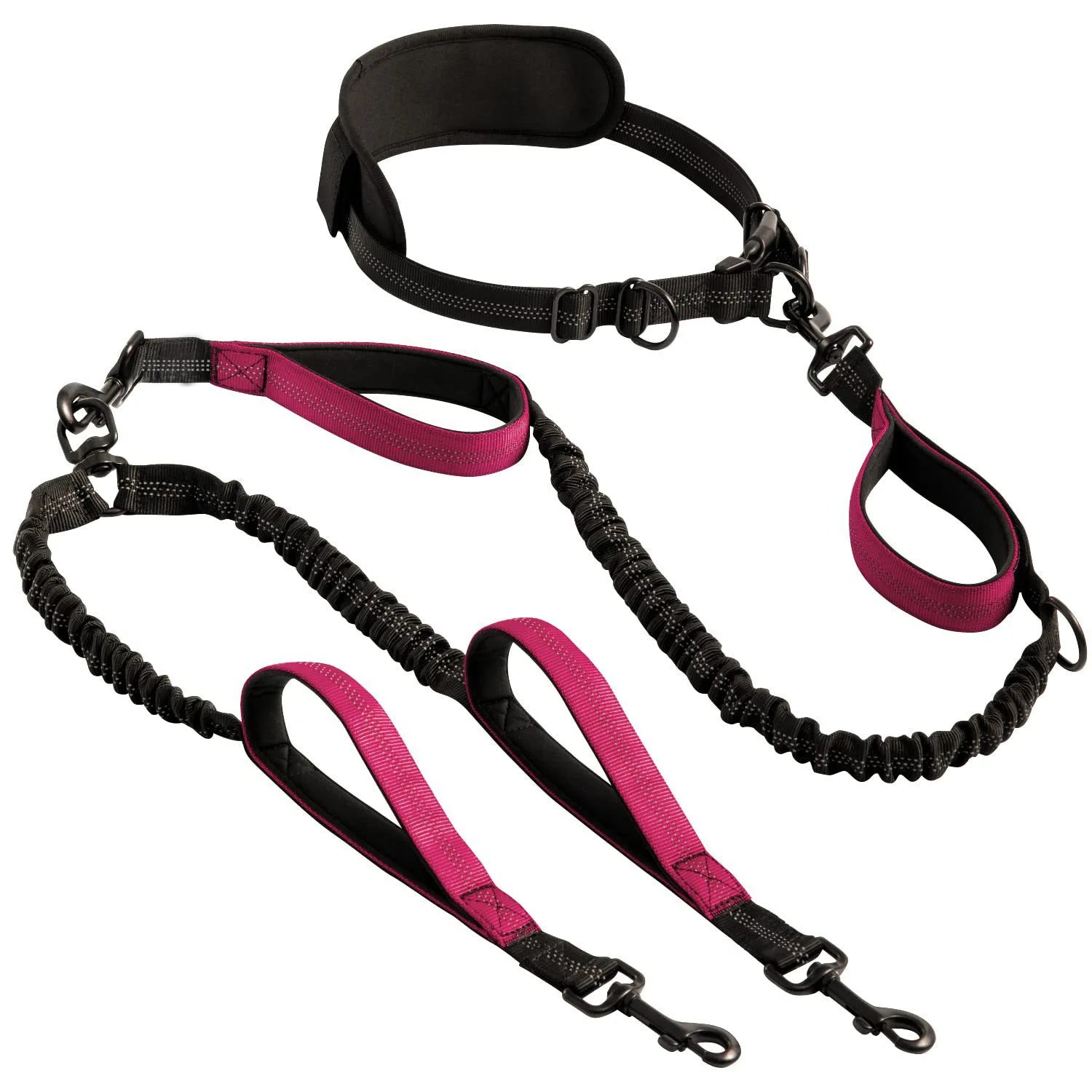 Explosion-Proof Short Elastic Buffer Pet Leash