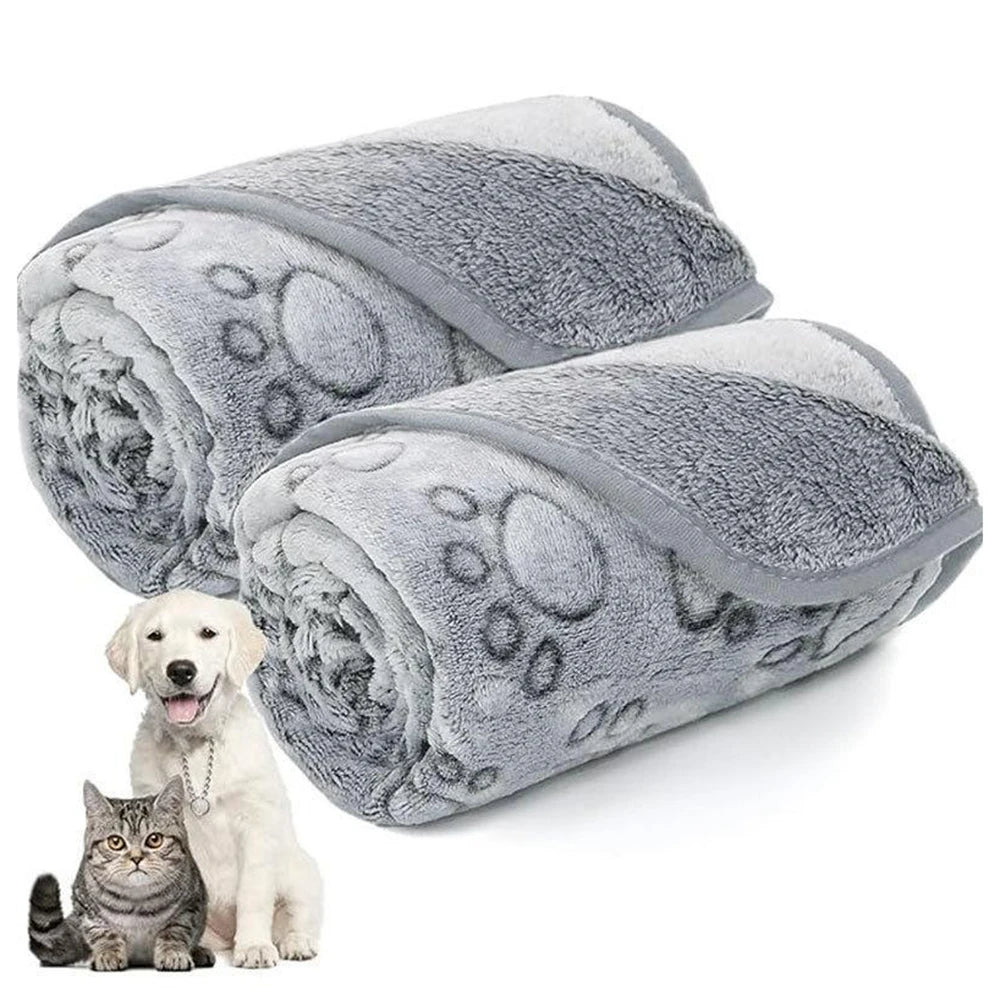 Winter Soft Dog or cat Blanket Washable
