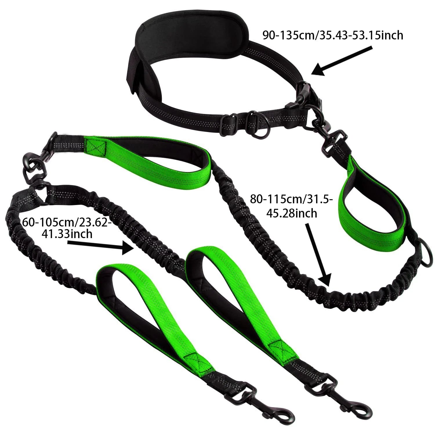 Explosion-Proof Short Elastic Buffer Pet Leash