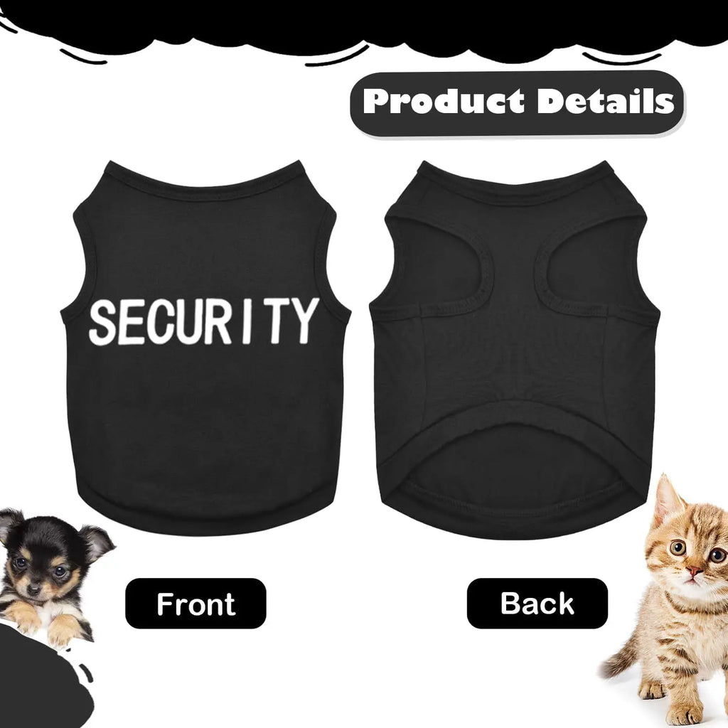 4-Piece Small Dog Clothes Set for Summer and Spring