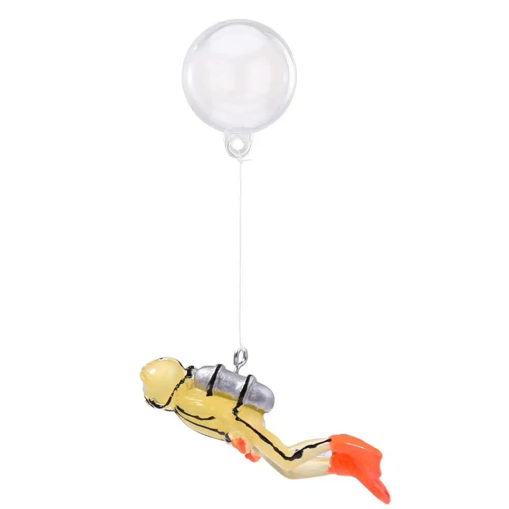 Floating Aquarium Diver Decorations