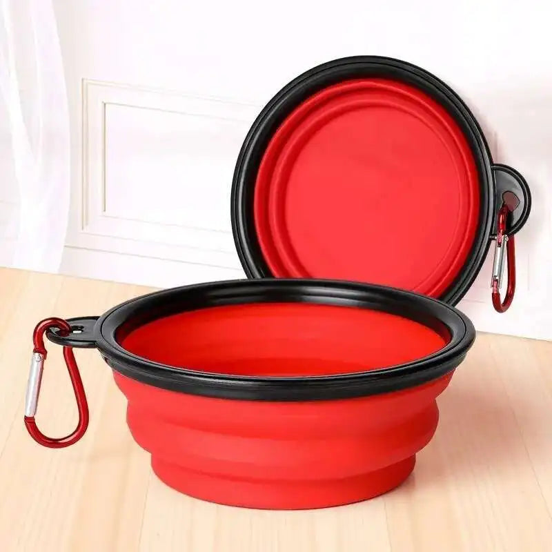 2 in 1 Collapsible Dog Travel Bowl
