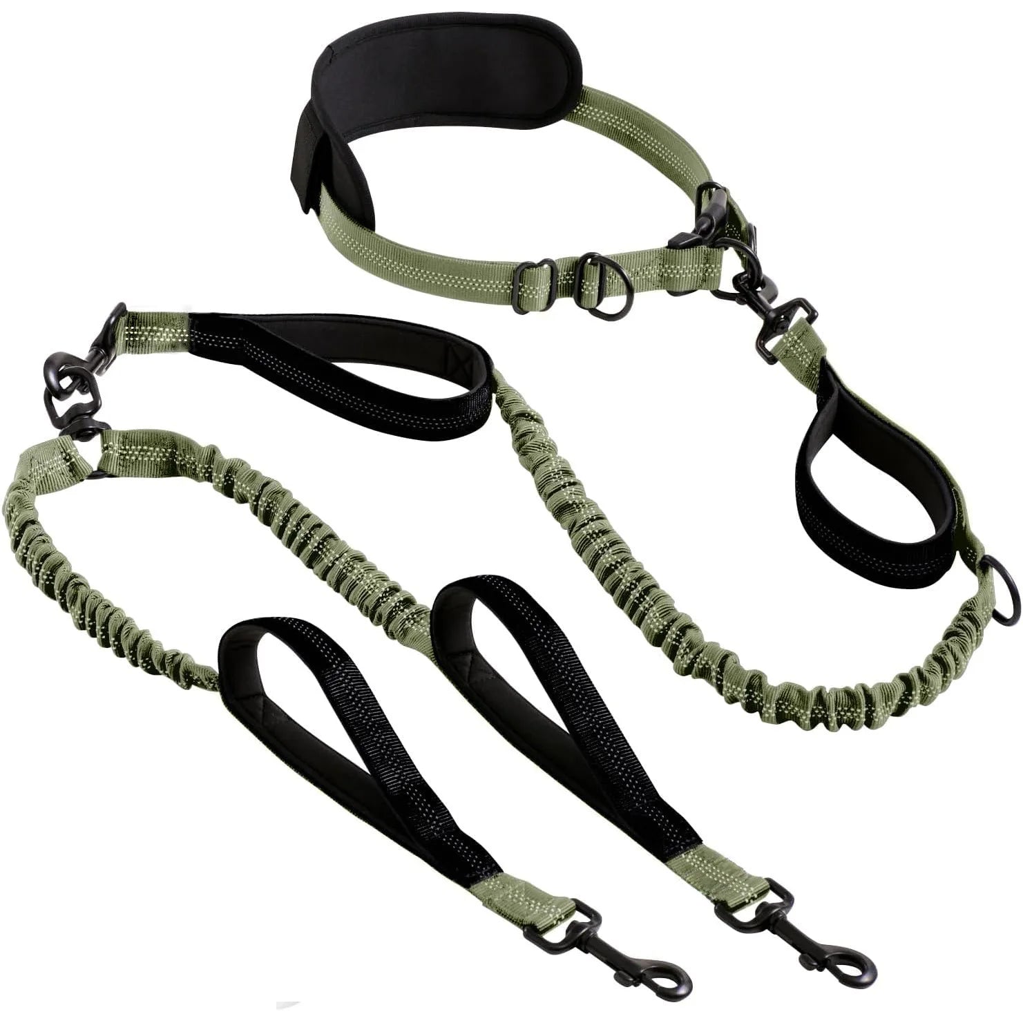 Explosion-Proof Short Elastic Buffer Pet Leash