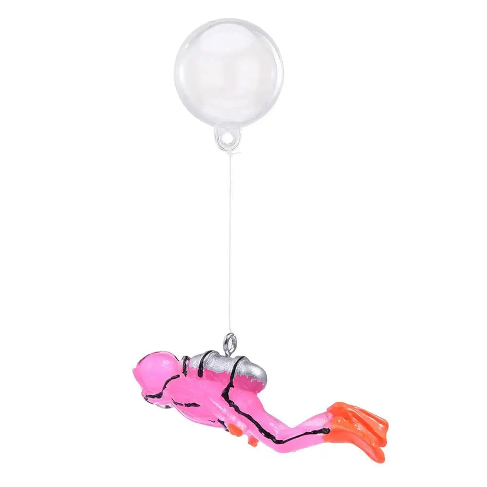 Floating Aquarium Diver Decorations