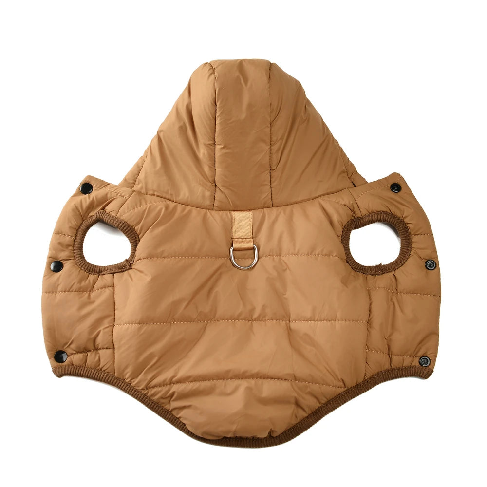 Warm Fleece Dog Coat Hoodie For Small Medium Dogs