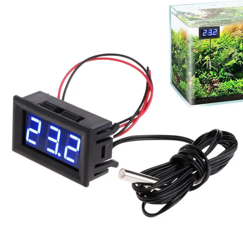 LED Digital Thermometer Probe For Fish Tank