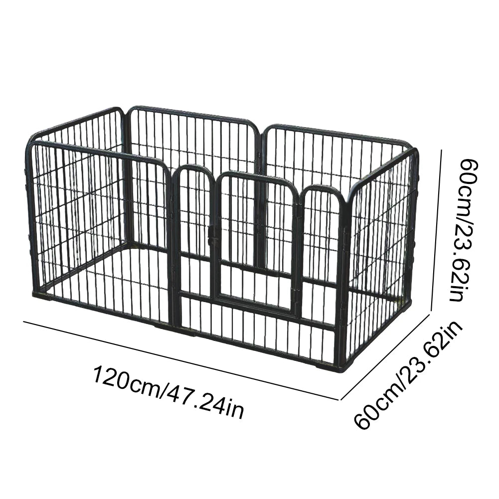 6 Panels Pet Playpen with Door
