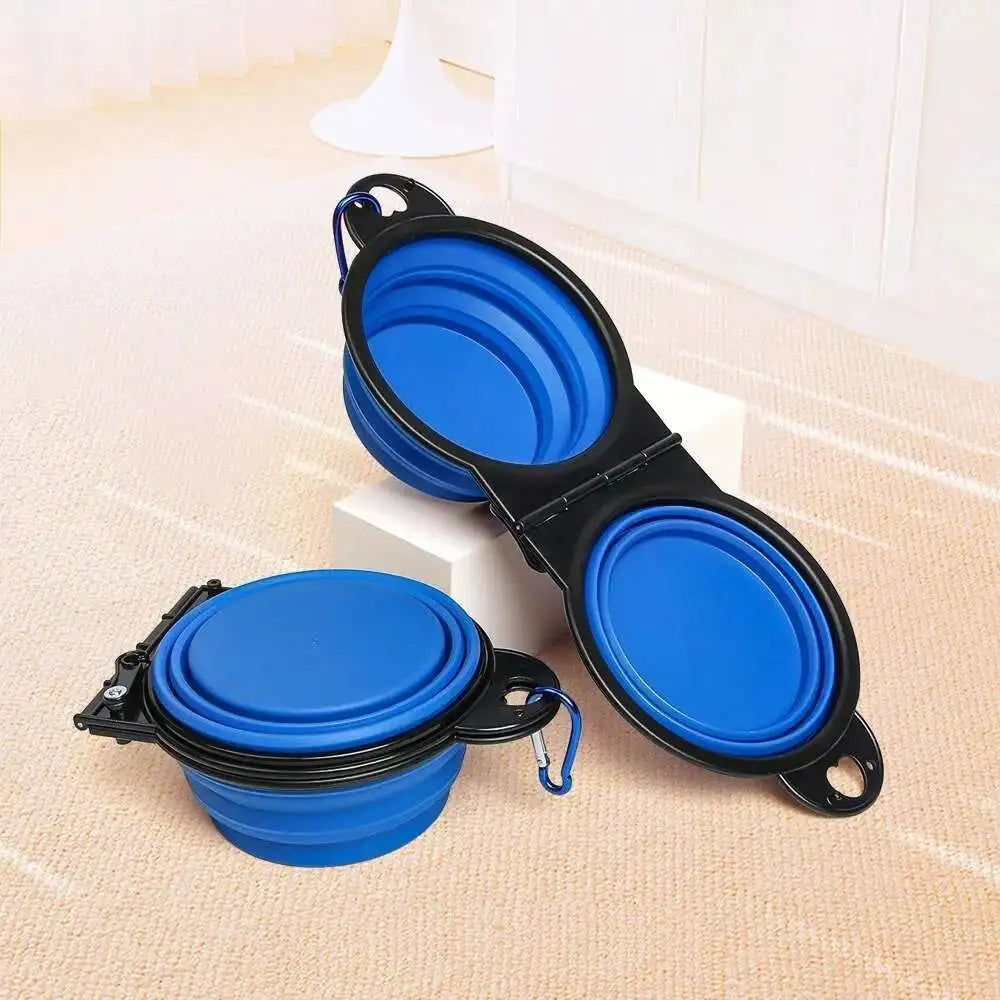 2 in 1 Collapsible Dog Travel Bowl