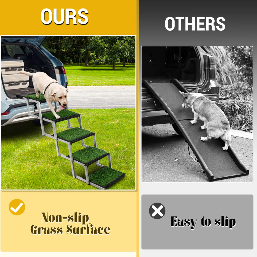 Extra Wide Dog Stairs for Large Dogs