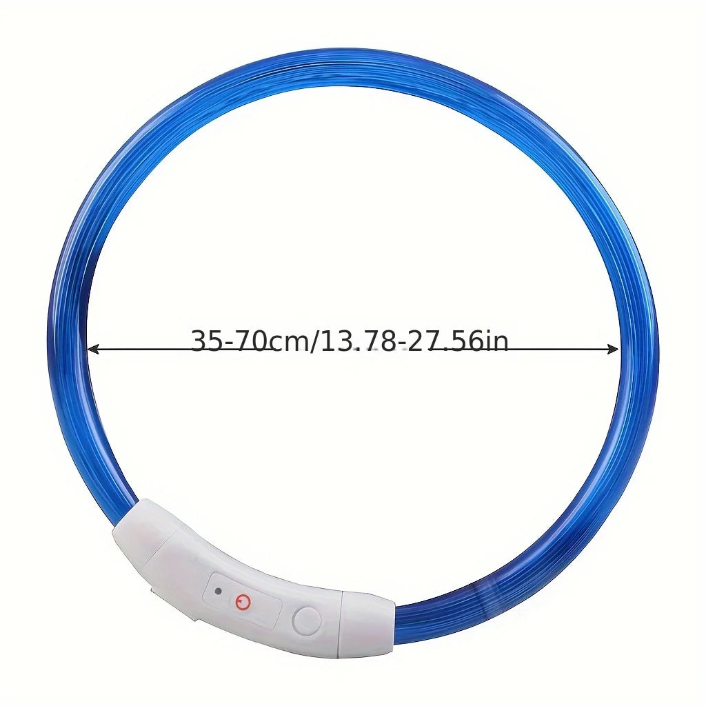 Safe Reflective LED Pet Collar