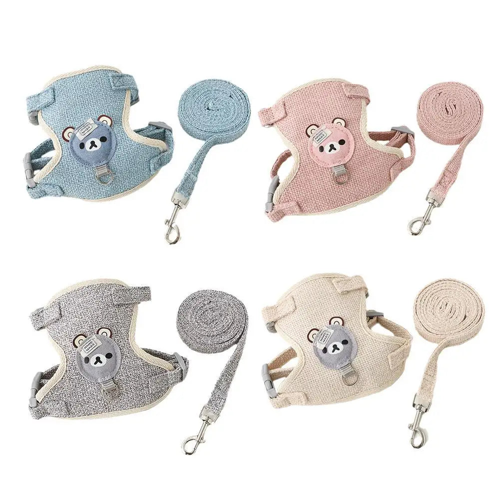 Lovely Small Pet Vest Dog Leash