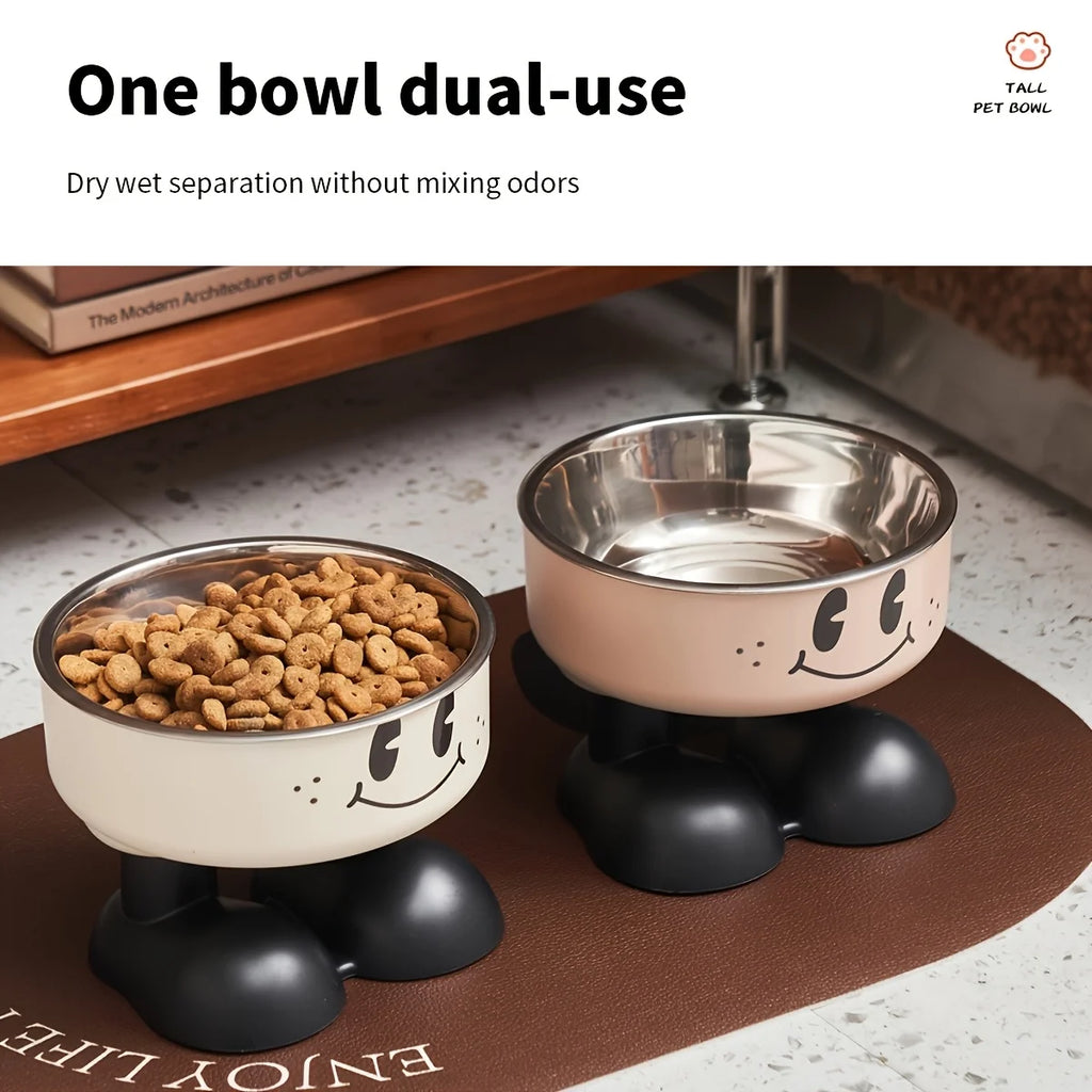 Elevated Dog & Cat Stainless steel Food/ Water Bowls