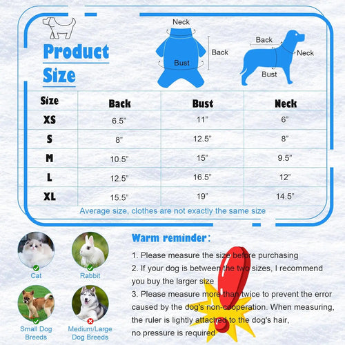 6 Pack Clothes for Small Dogs and cats