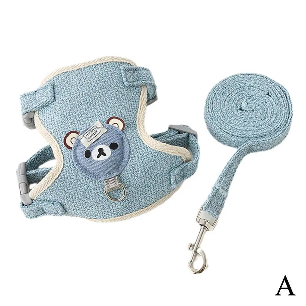 Lovely Small Pet Vest Dog Leash