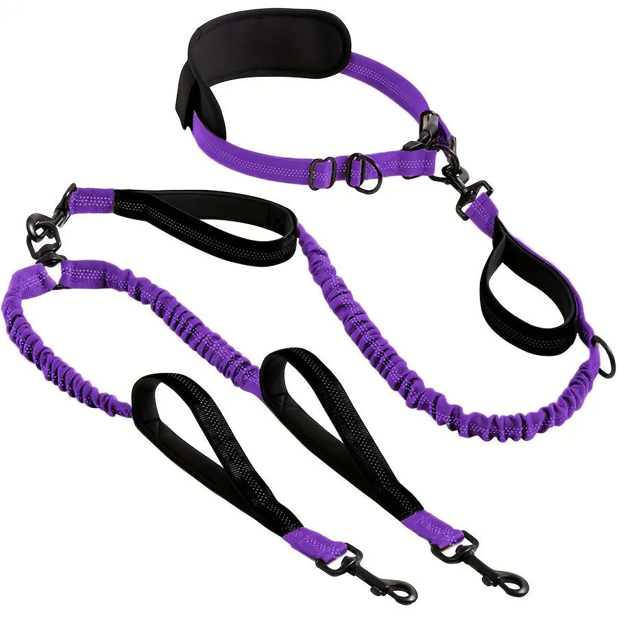 Explosion-Proof Short Elastic Buffer Pet Leash