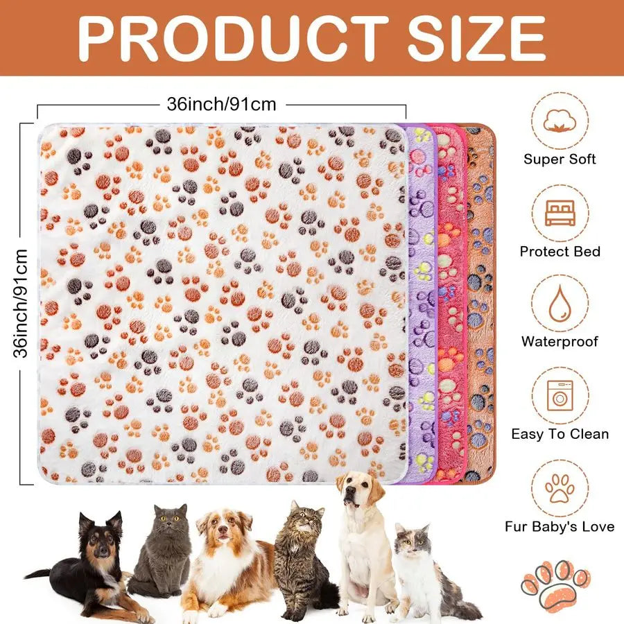 4pcs Waterproof Dog, Puppy and cat Pads , super soft.