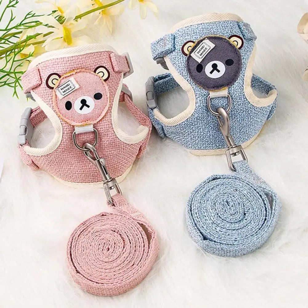 Lovely Small Pet Vest Dog Leash