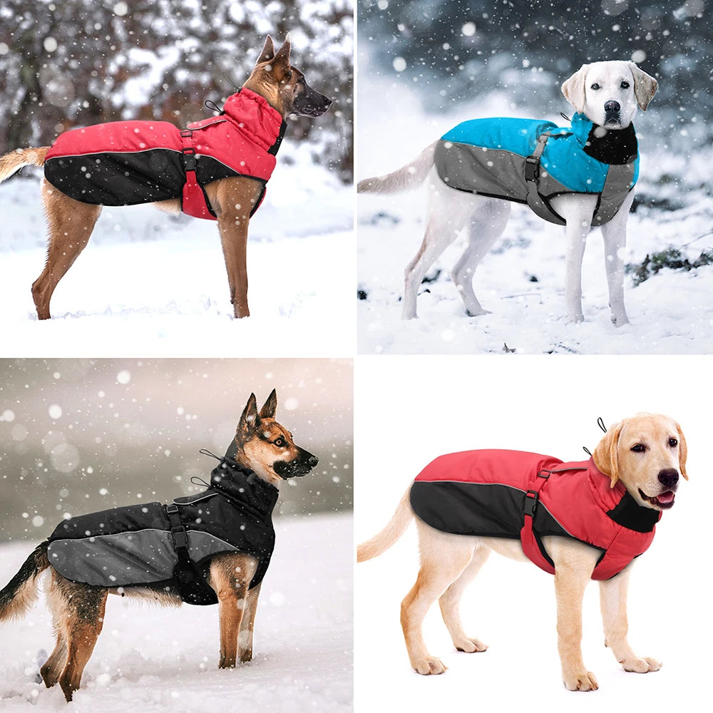 Waterproof Big, Warm Dog Jacket For Medium/ Large Dogs XL-6XL