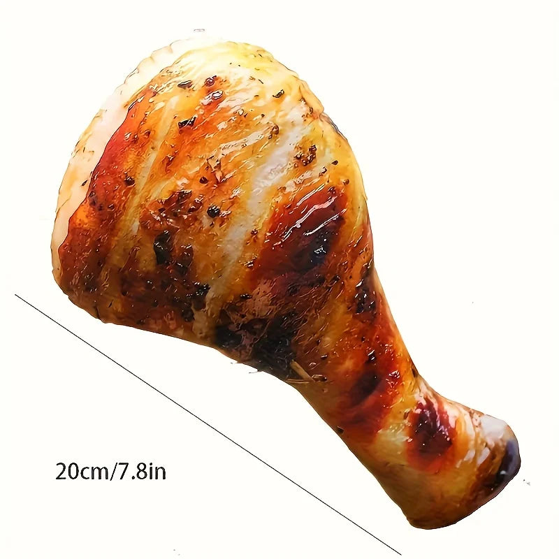 Realistic Chicken Leg Dog Chew Toy