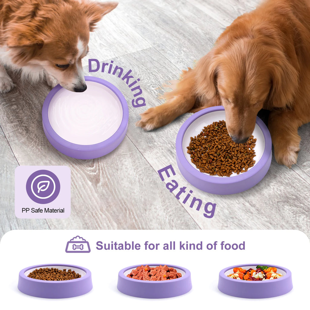 Non Slip Anti-Gulping Slower feeder bowl for Dogs and Cats