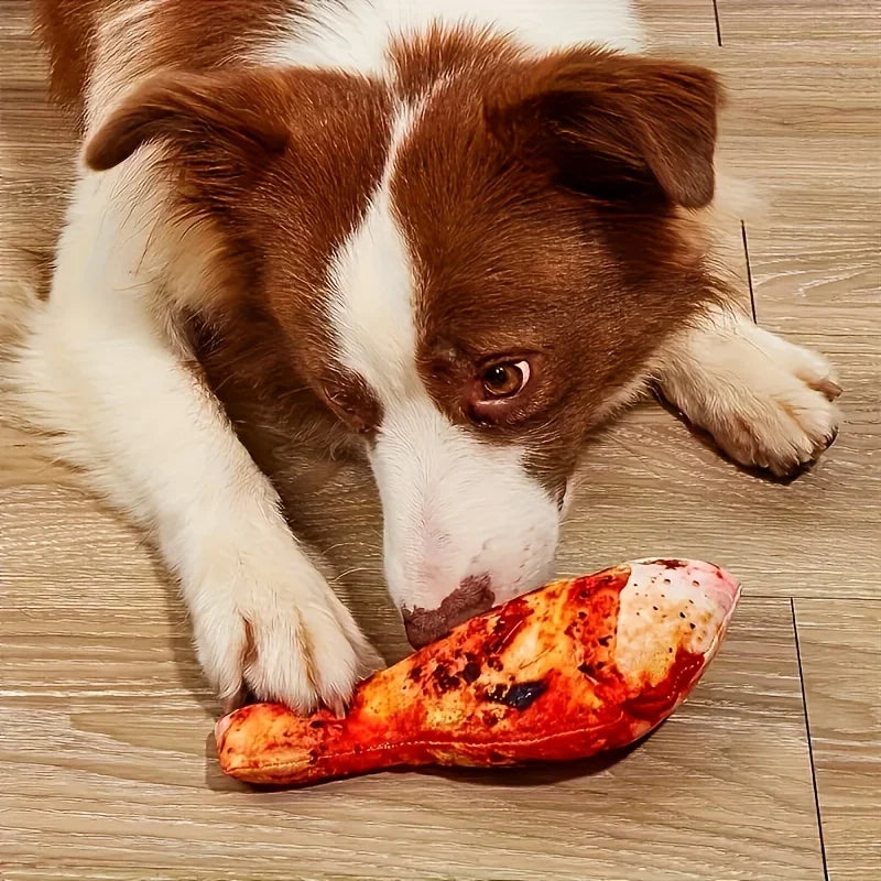 Realistic Chicken Leg Dog Chew Toy