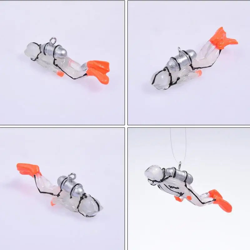 Floating Aquarium Diver Decorations