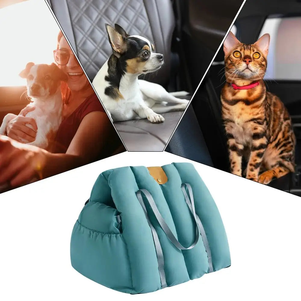 Small Dog Or Cat Portable Car Seat Booster
