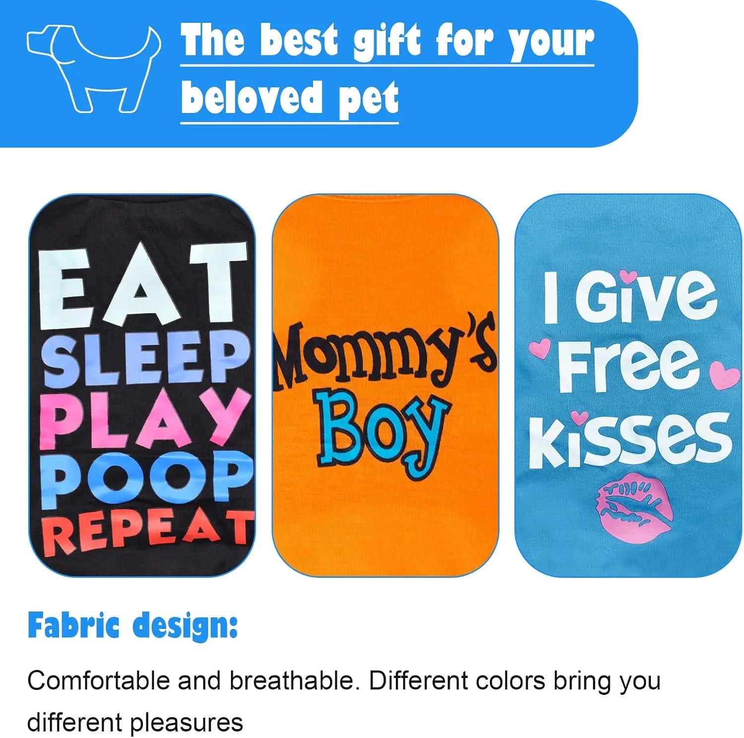 6 Pack Clothes for Small Dogs and cats