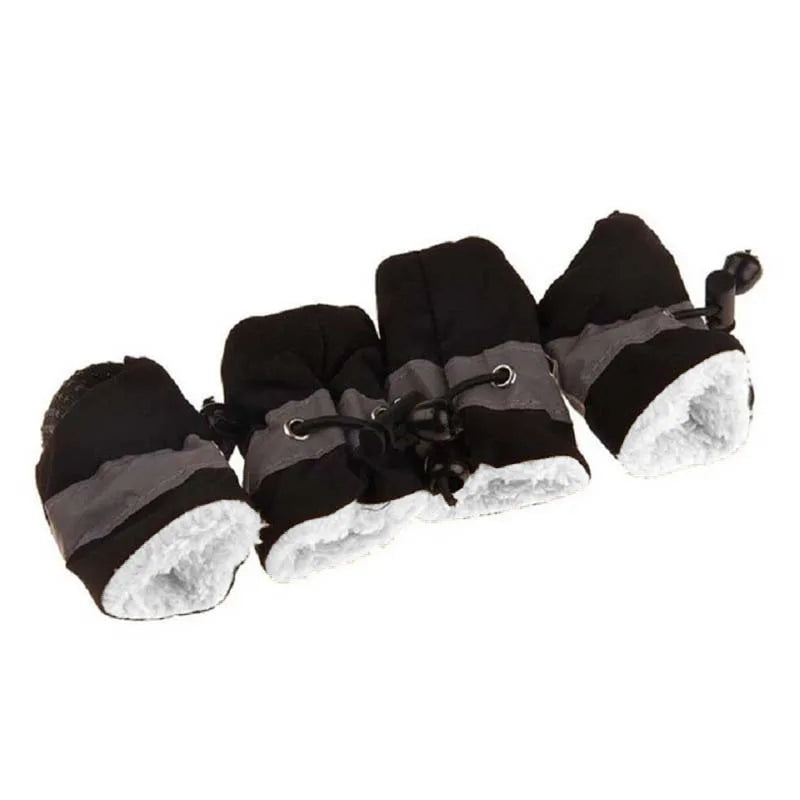waterproof 4pcs Antiskid Puppy Shoes