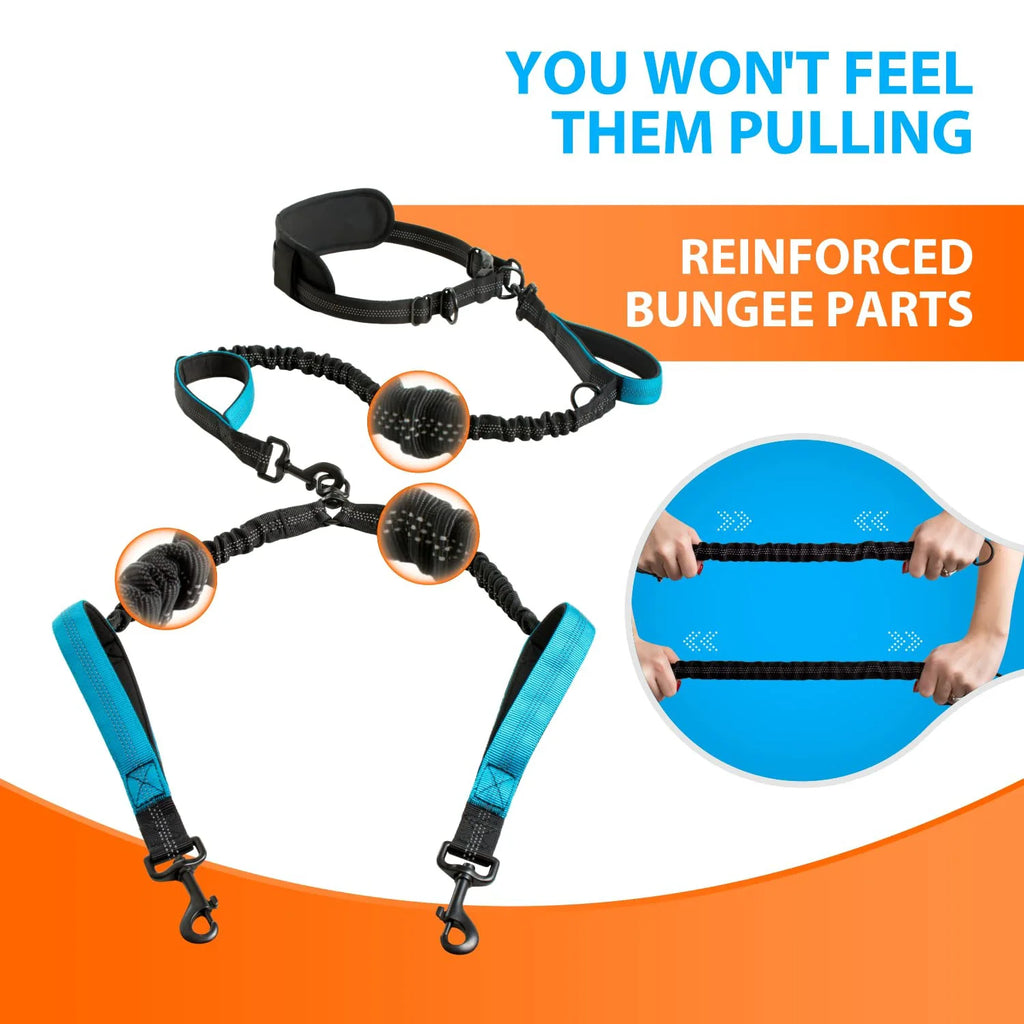 Explosion-Proof Short Elastic Buffer Pet Leash