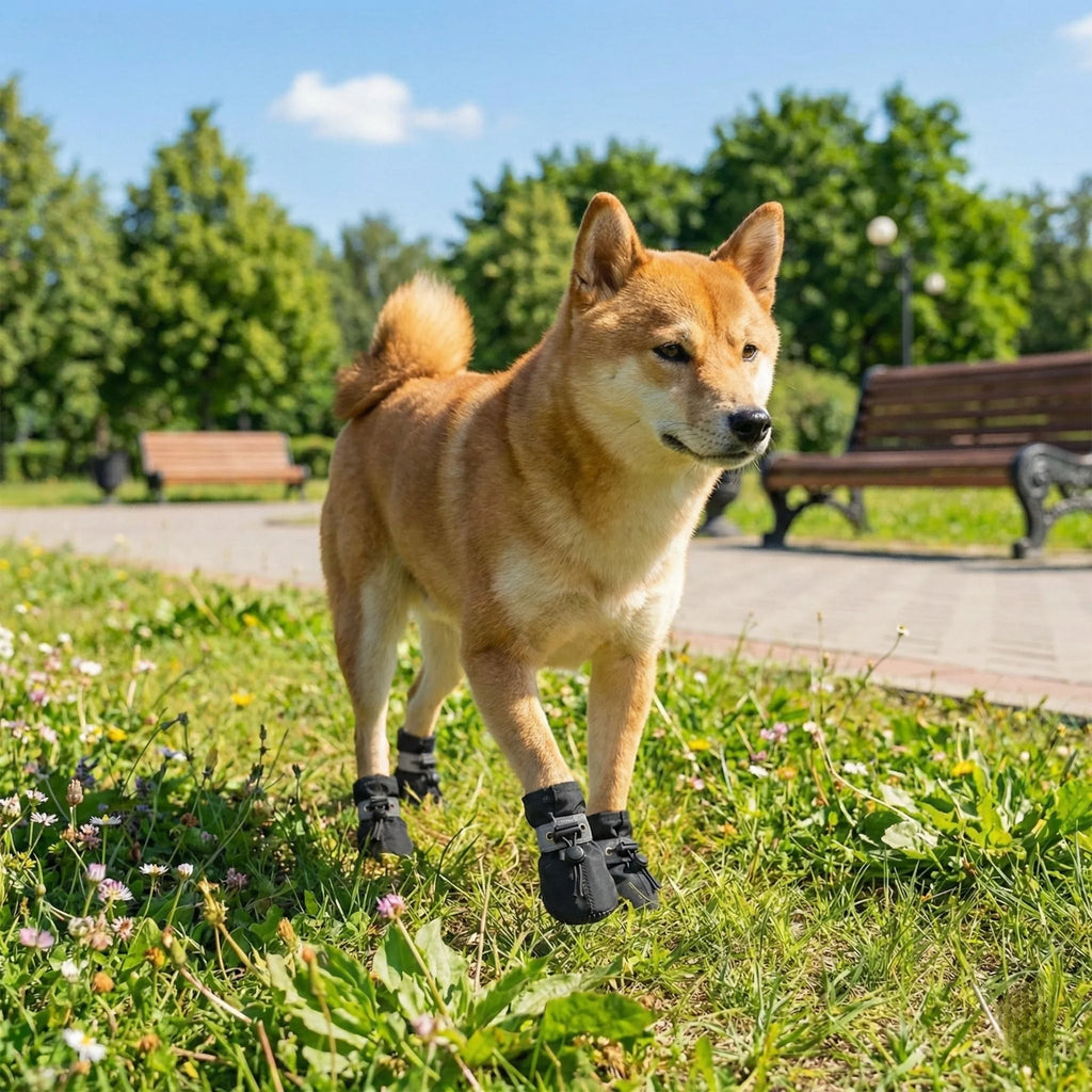 4Pcs All-Weather Dog Shoes